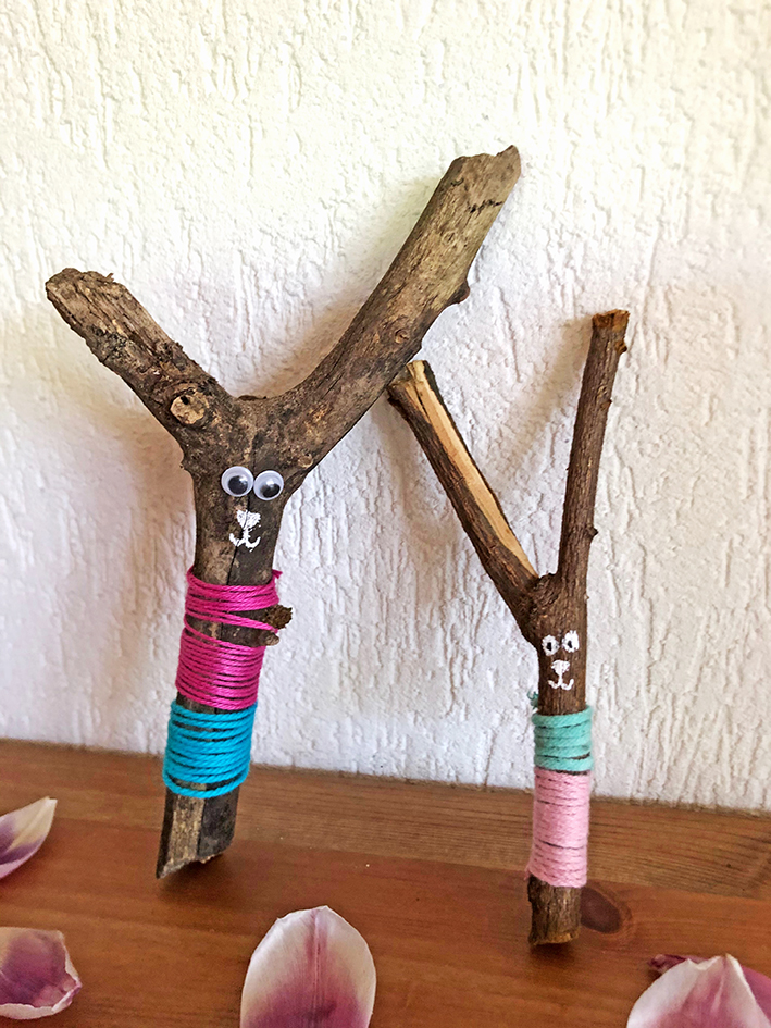 DIY – Osterhasen aus Ästen und Geschenkideen für in's Osternest