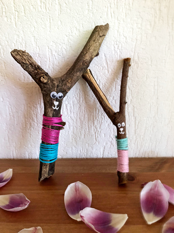 DIY – Osterhasen aus Ästen und Geschenkideen für in's Osternest